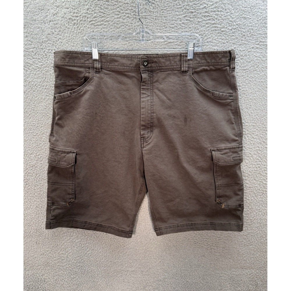 Walls Shorts Mens 42‎ Brown Duck Canvas Cargo Outdoors Workwear Grunge *